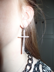 Jesus Cross Earrings! 